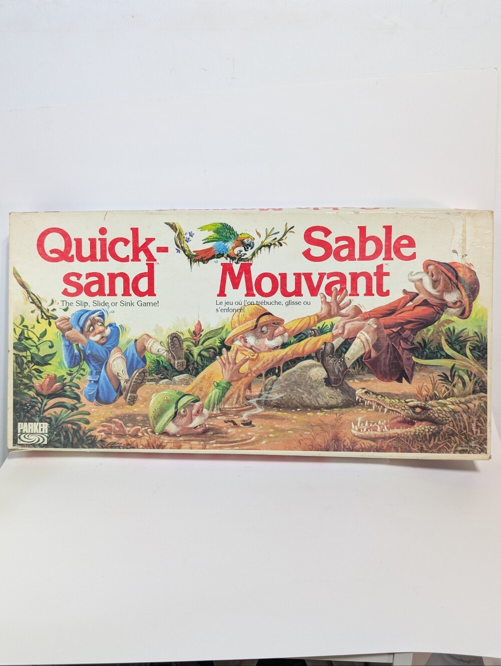 VTG Quicksand Boardgame COMPLETE Parker Brothers 1989 The Slip Slide Sink Game